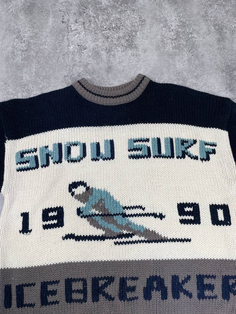 Other Aviator Ice Breakers Vintage Men Wool Knit Sweater Size US L / EU 52-54 / 3 - 2 Thumbnail