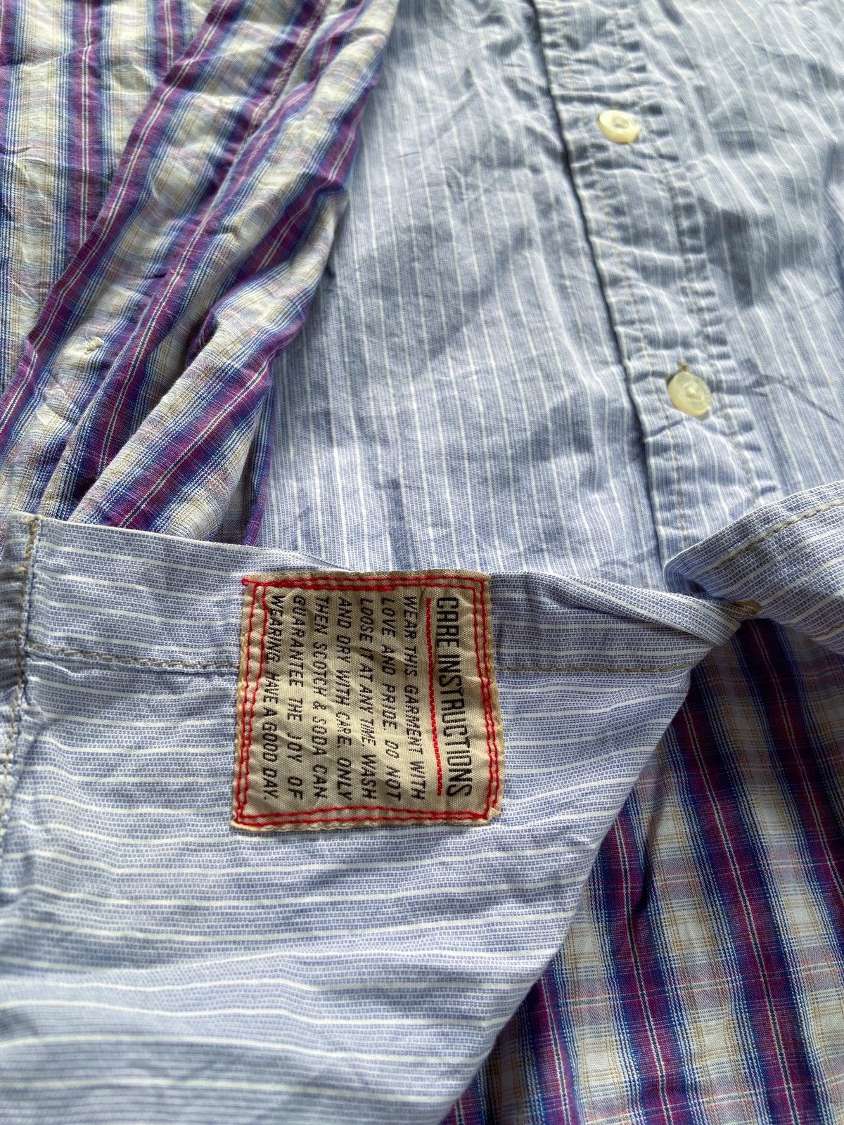 Beauty Beast SCOTCH & SODA DOUBLE LAYER BUTTON UP SHIRT Size US M / EU 48-50 / 2 - 8 Thumbnail