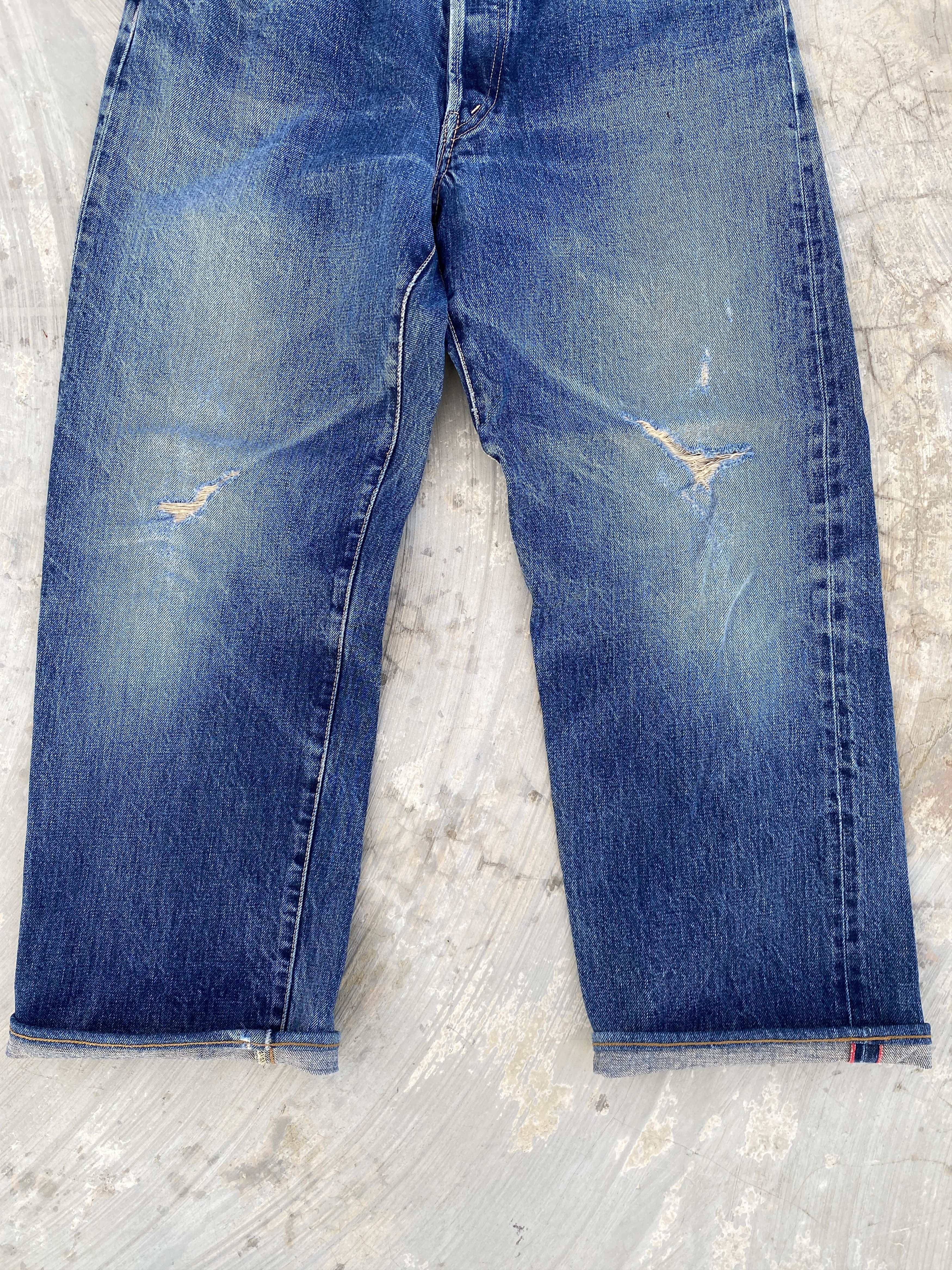 Blue Blue Japan Blue Blue by Hollywood Ranch Market Selvedge Jeans Size US 34 / EU 50 - 4 Thumbnail
