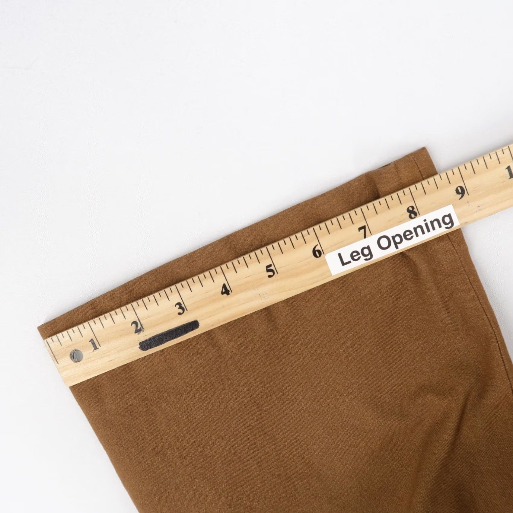 Vince Vince Pants Womens 4 Brown Side Zip Stretch Trousers Mid Rise Crop Bootcut Size 27" / US 4 / IT 40 - 7 Thumbnail