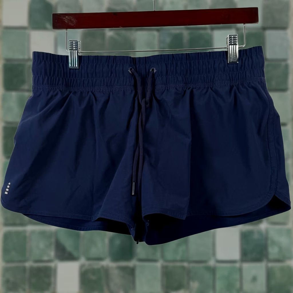 Lands' End Lands' End Womens 8 Board Shorts Navy Blue Drawstring Liner 466550 Swim Trunks Size 30" / US 8 / IT 44 - 1 Thumbnail