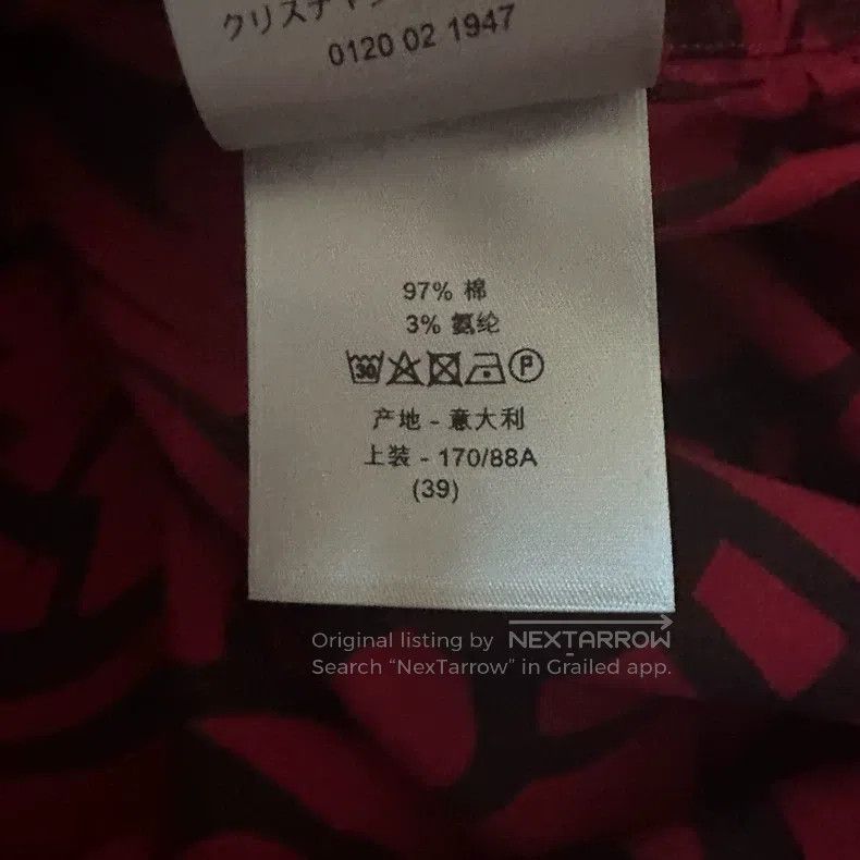 Dior Dior Size39 Dior Homme 18fw Black and Red Thorn Little Bee Size US XXS / EU 40 - 7 Thumbnail