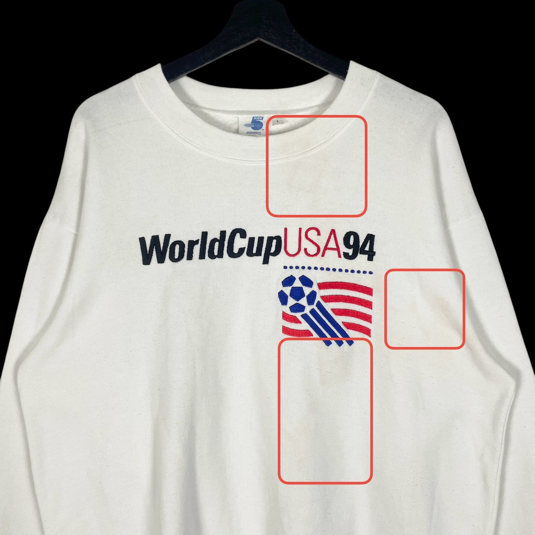 Vintage Vintage World Cup USA 94 Crewneck Sweatshirt Size US XL / EU 56 / 4 - 5 Thumbnail