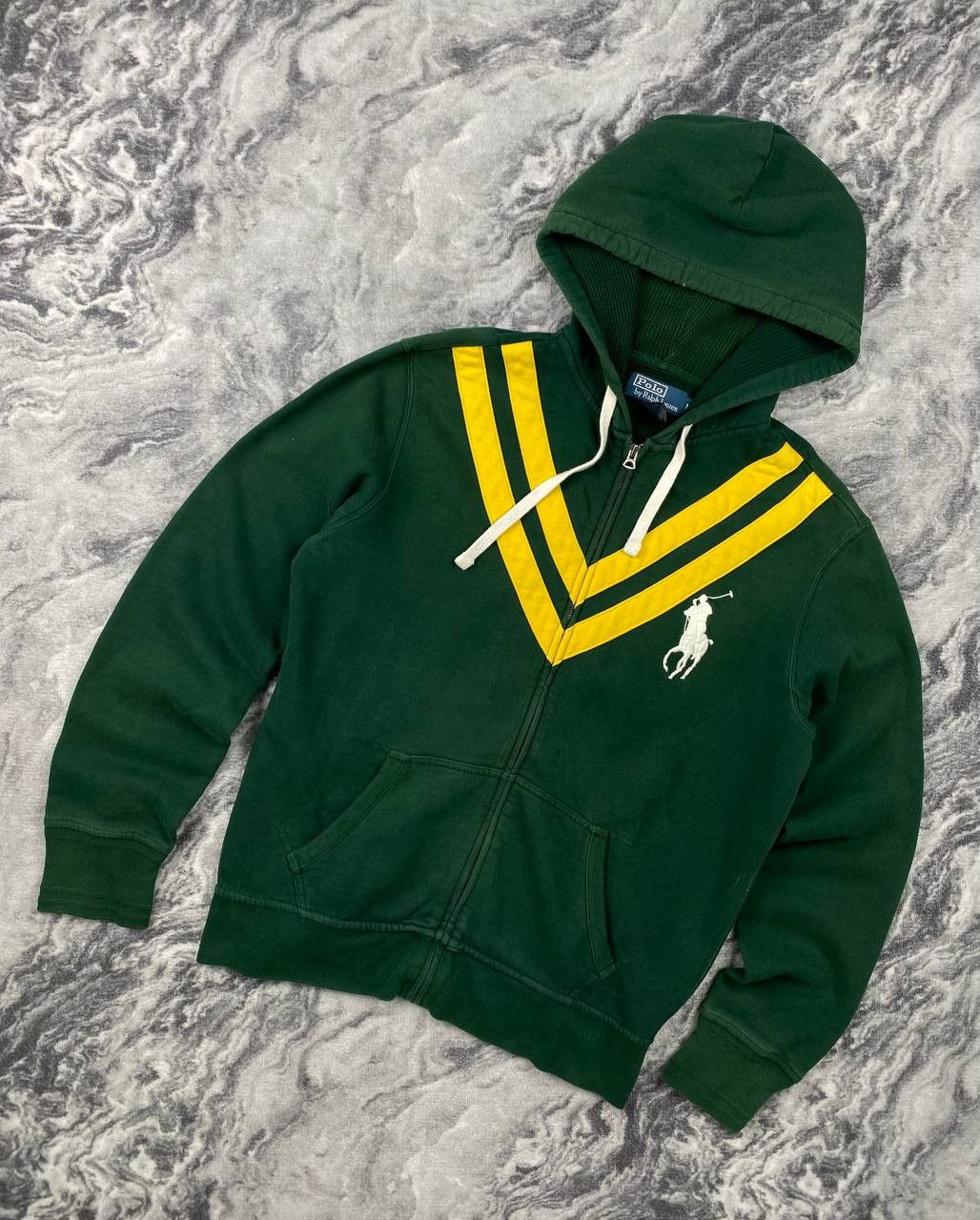 Polo Ralph Lauren Polo Ralph Lauren Full Zip Hoodie Big Pony Men Size M Green Size US M / EU 48-50 / 2 - 1 Thumbnail