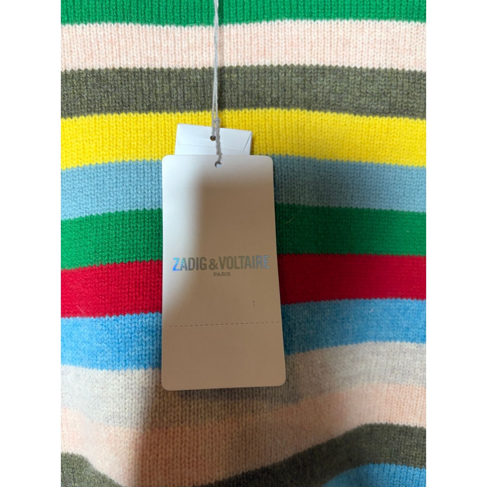 Zadig & Voltaire Zadig & Voltaire wool multicolor striped embroidered sweater Size XS / US 0-2 / IT 36-38 - 5 Thumbnail