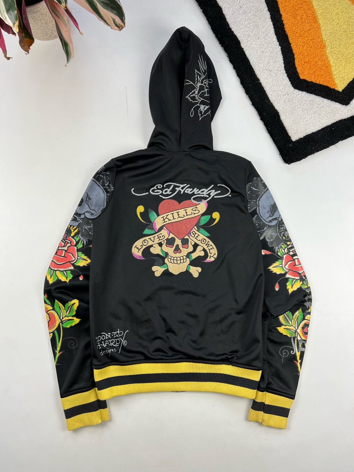 Ed Hardy × Japanese Brand × Vintage Don Ed Hardy Hoodie y2k Size M / US 6-8 / IT 42-44 - 2 Thumbnail