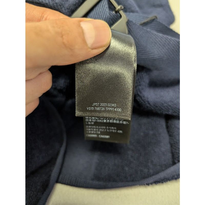 Balenciaga o1rshd1 Size: M / Cotton Skirt Towel in Dark Navy Blue Size 32 - 18 Thumbnail