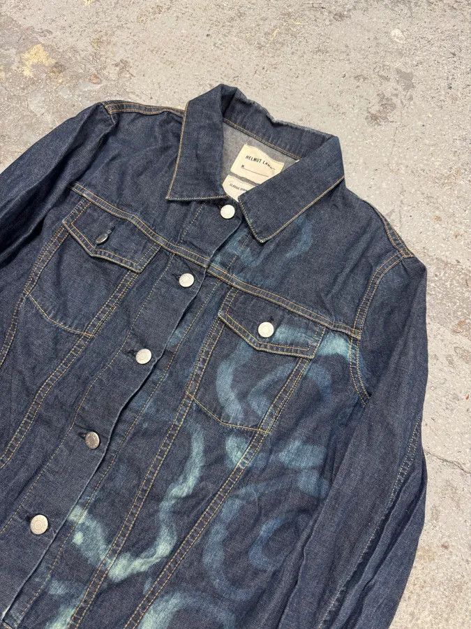 Helmut Lang × Vintage 1999 Helmut Lang Psycho Brut Denim Jacket Size US S / EU 44-46 / 1 - 3 Thumbnail