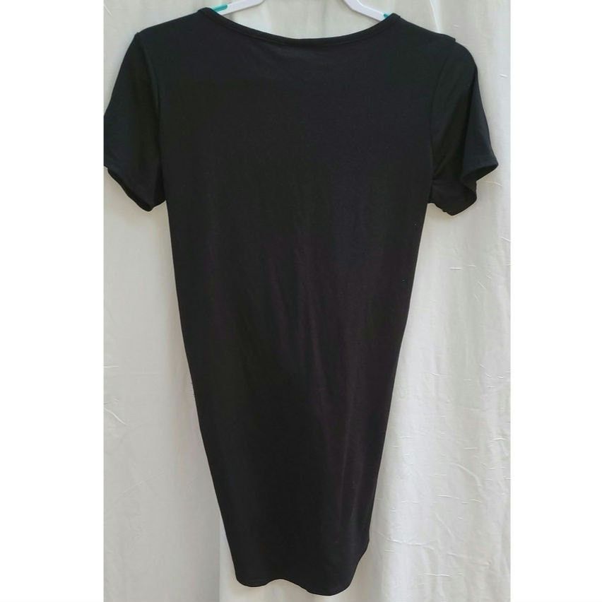 Other TMG New York Black Tie Front Tee Blouse size medium Size M / US 6-8 / IT 42-44 - 2 Thumbnail