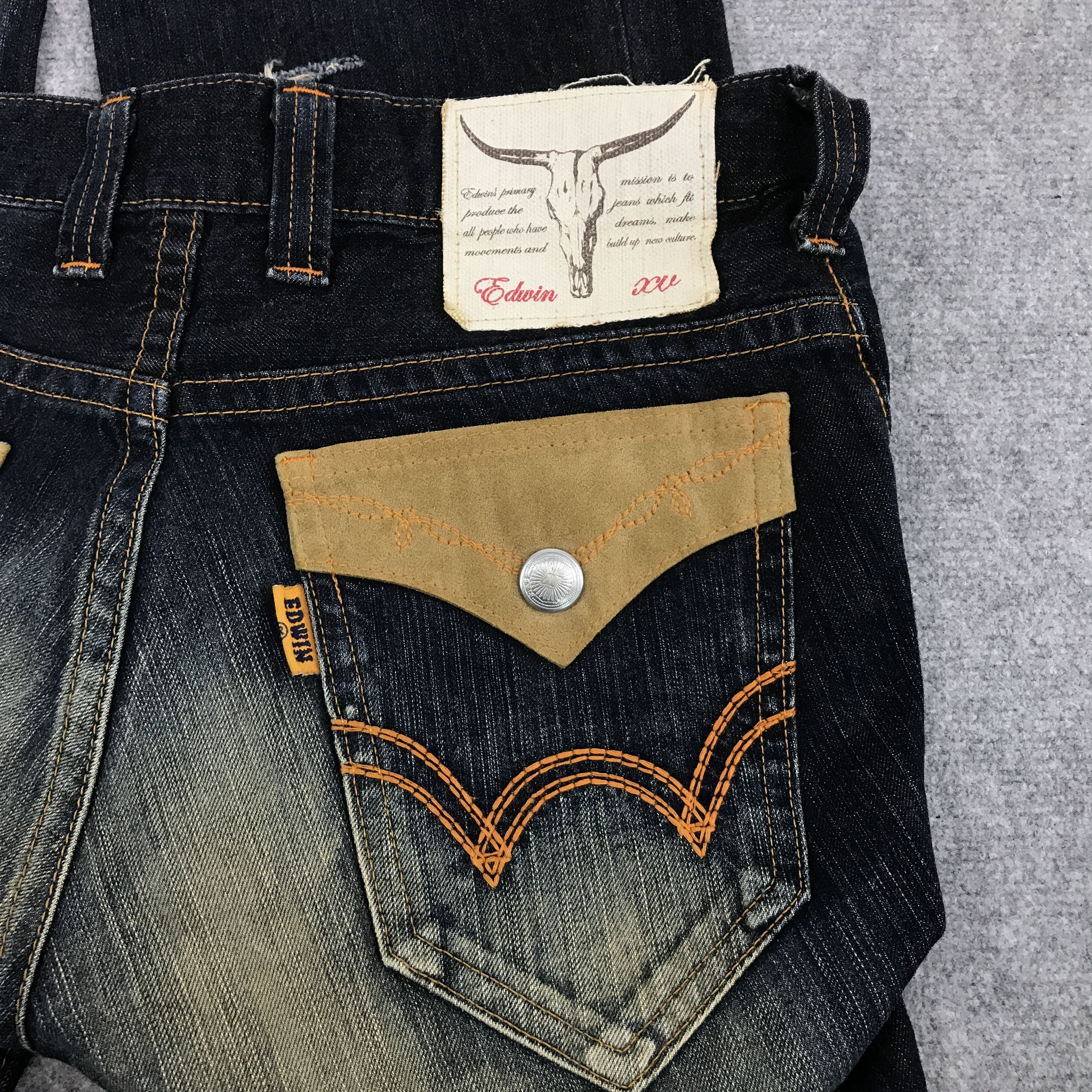 Edwin × If Six Was Nine FLARE EDWIN JAPAN BOOTCUT DISTRESSED DENIM PANTS Size US 30 / EU 46 - 11 Thumbnail
