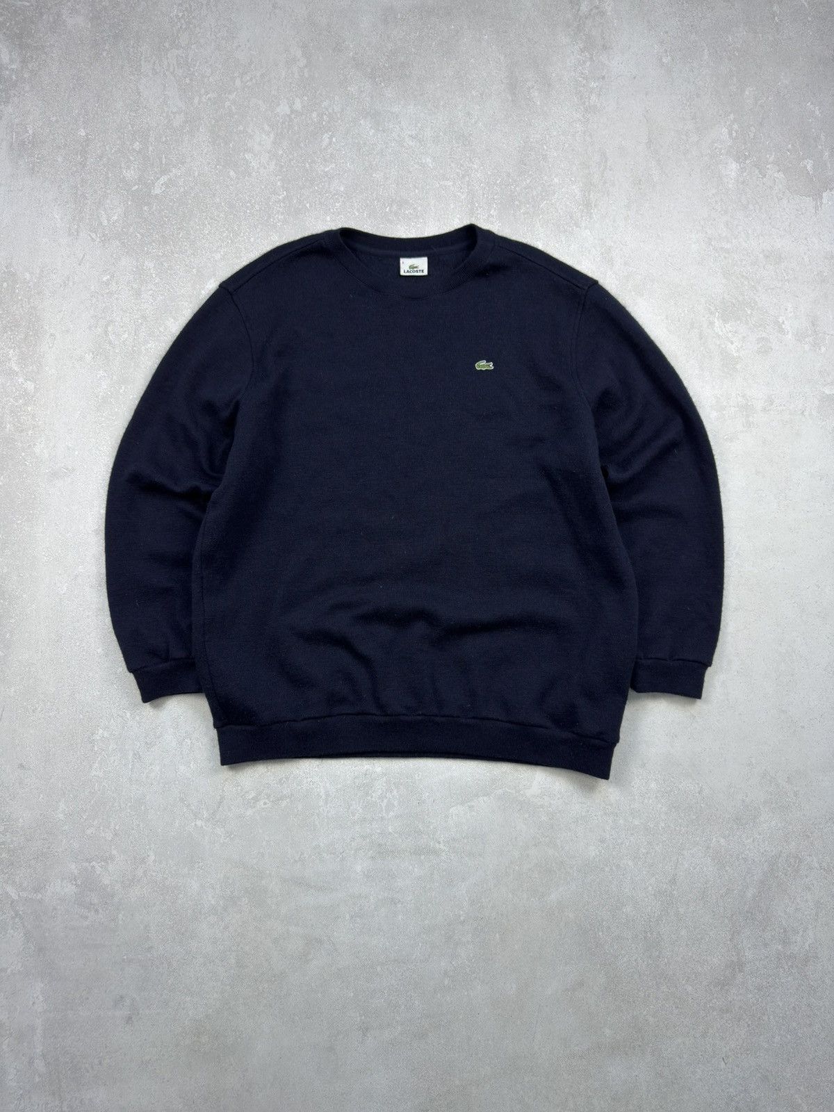 Lacoste Vintage Lacoste 90s Dark Blue Wool Sweater Logo size 8 Size US XXL / EU 58 / 5 - 1 Thumbnail