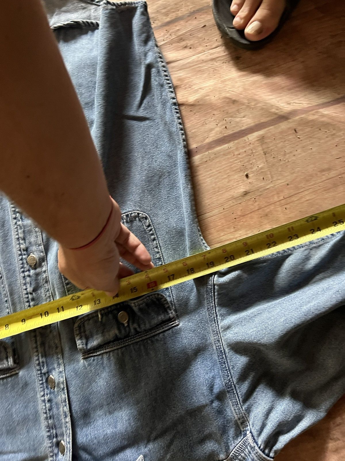 Gap × Vintage Vintage GAP Denim Shirt Size US S / EU 44-46 / 1 - 5 Thumbnail