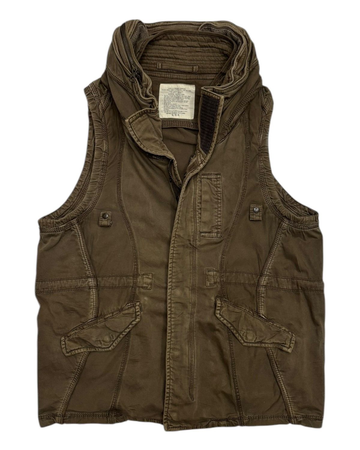 GOA BONO HOODED VEST JACKET