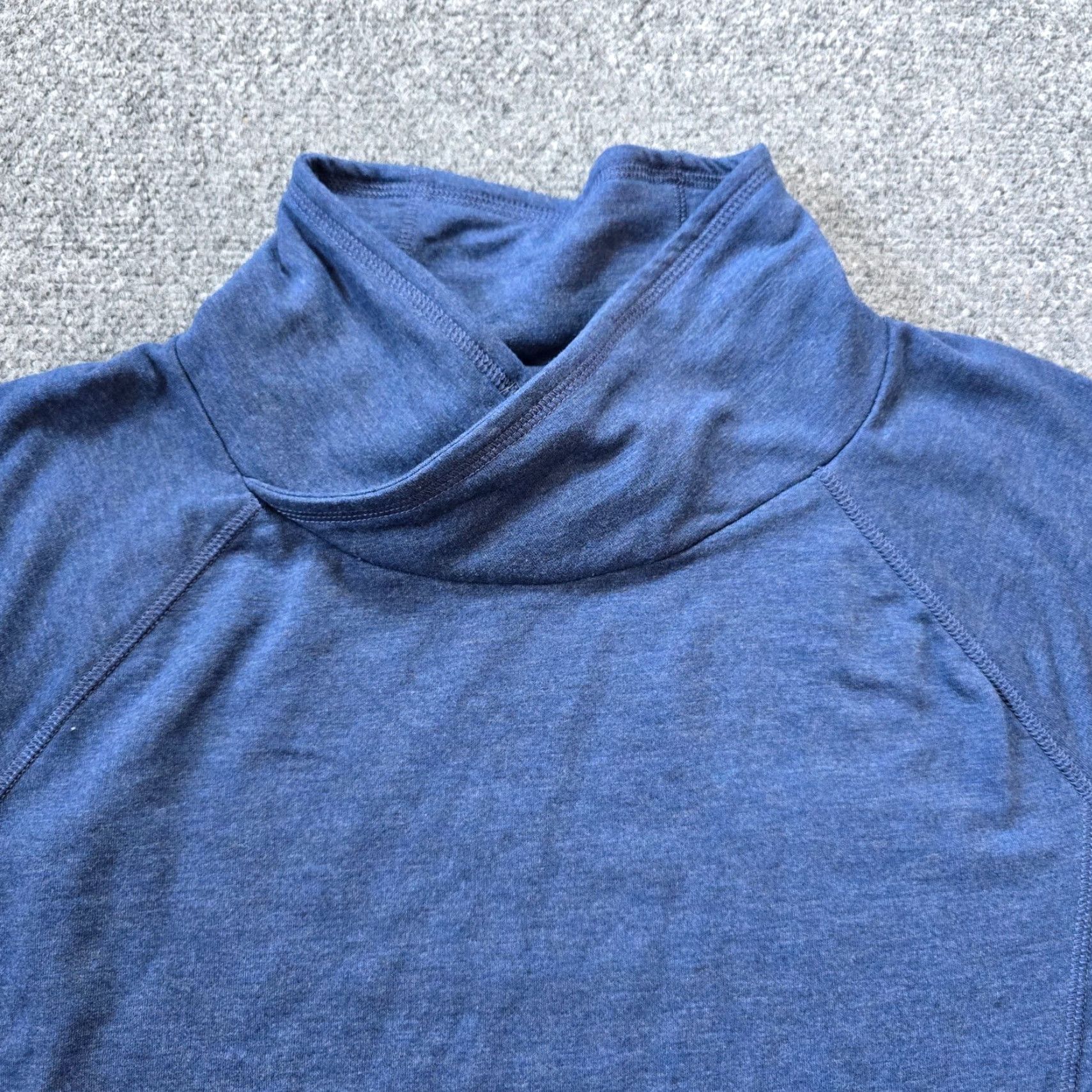 Vintage LL Bean Sweatshirt Womens Size Large Blue Wicked Soft Wrap Neck Sweater Casual Pullover Classic Seasonal Womens Size L / US 10 / IT 46 - 2 Thumbnail