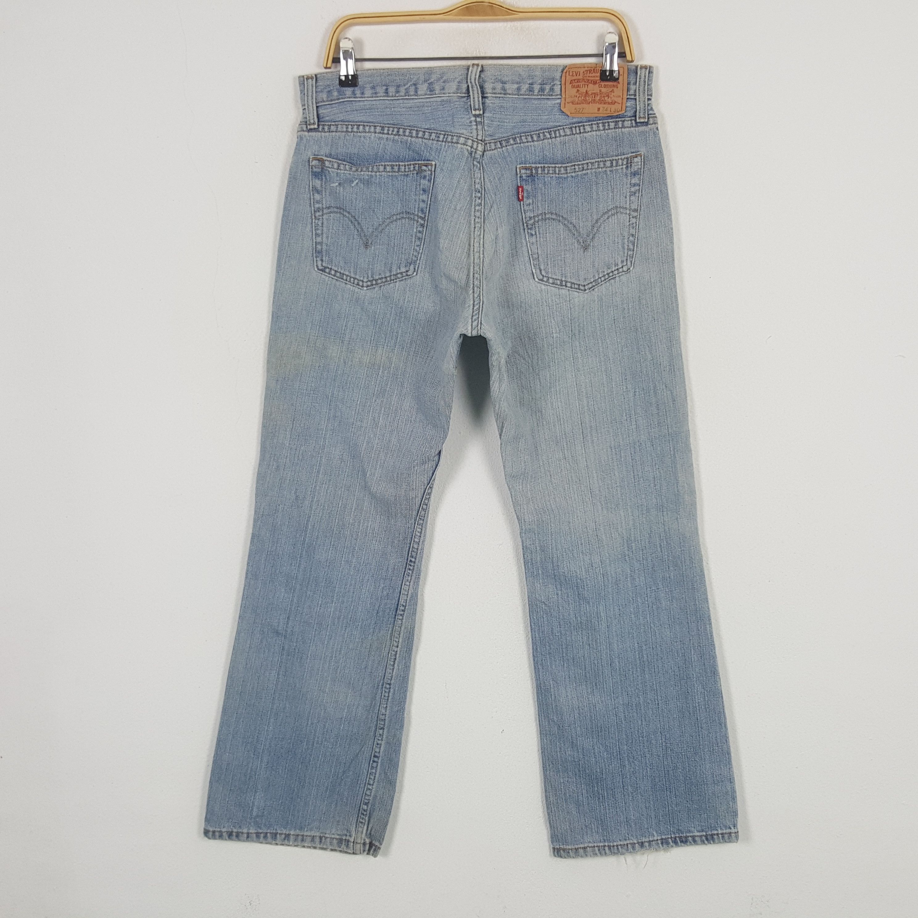 Levi's × Vintage Vintage Levi's Low Rise X Boot Cut Distressed Denim Jeans Size US 32 / EU 48 - 4 Thumbnail