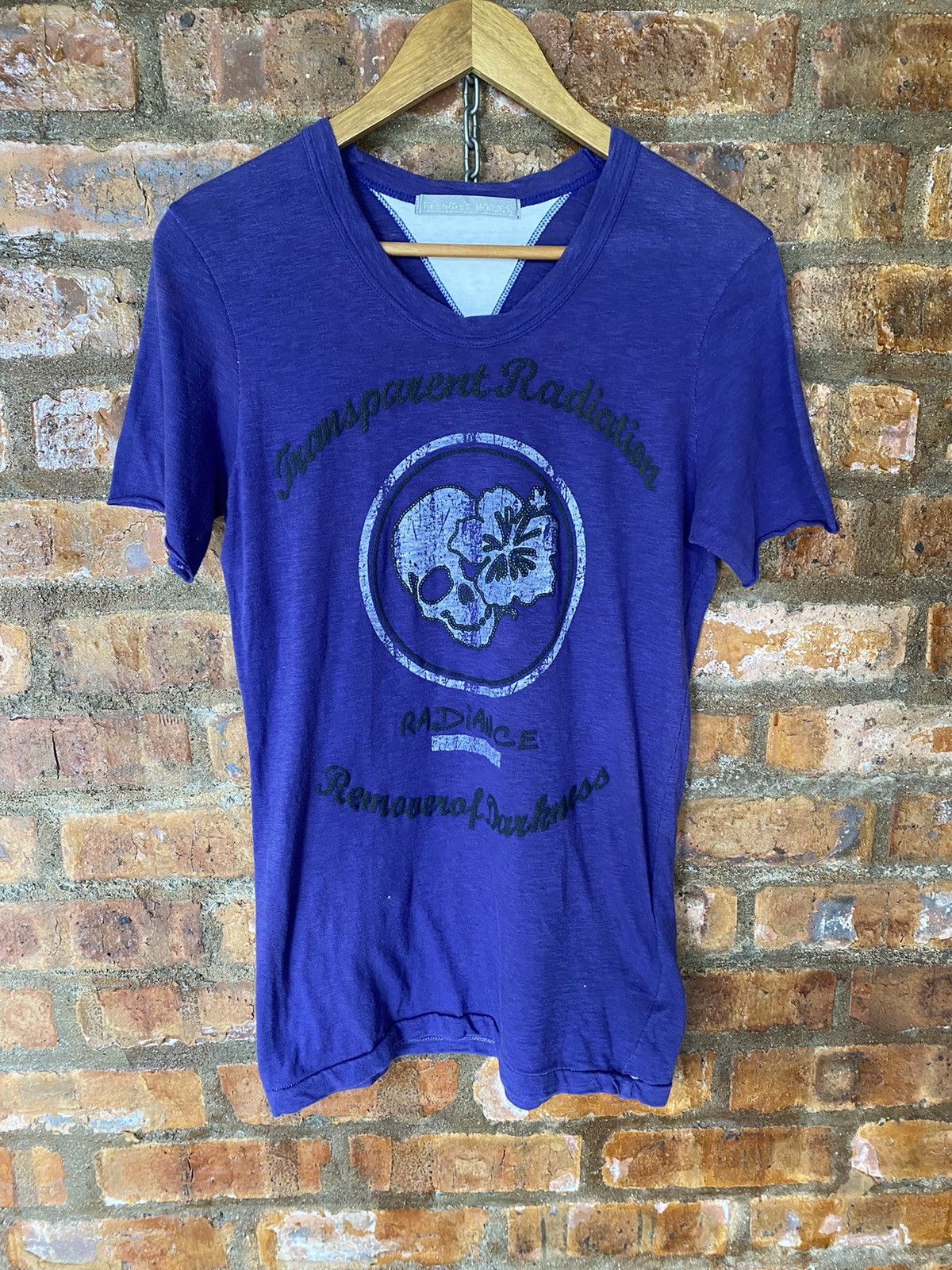 FranCisT MOR.K.S Francist Mor.K.S Japan Skull and Floral tee Size US M / EU 48-50 / 2 - 2 Thumbnail
