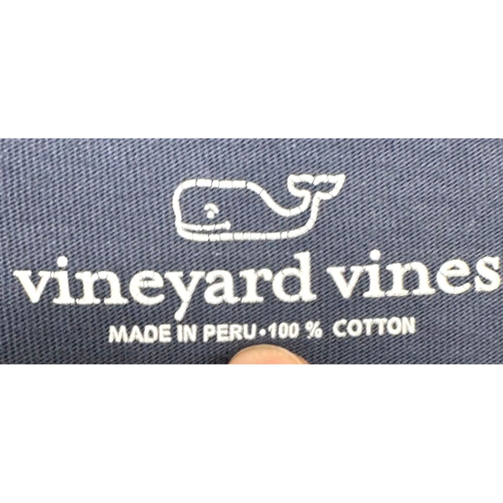 Vineyard Vines Vineyard Vines Sweater Mens Medium Blue Graphic Whale Pullover Sweatshirt Pocket Size US M / EU 48-50 / 2 - 5 Thumbnail