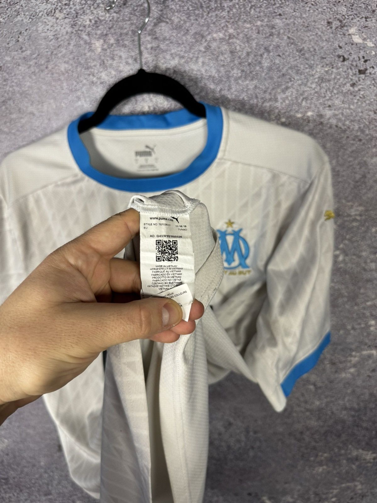 Puma × Vintage Vintage Olympique Marseille 2020/21 Puma Soccer Jersey Large Size US L / EU 52-54 / 3 - 8 Thumbnail