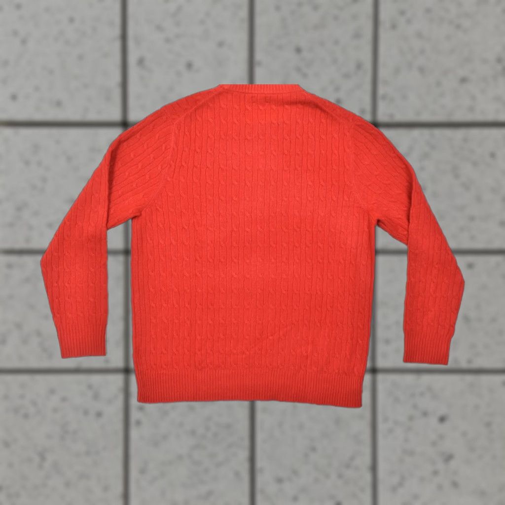 J.Crew J.Crew Sweater Crewneck Red XL Men's Extra-Soft Cable Knit Pullover NWT Size US XL / EU 56 / 4 - 1 Thumbnail