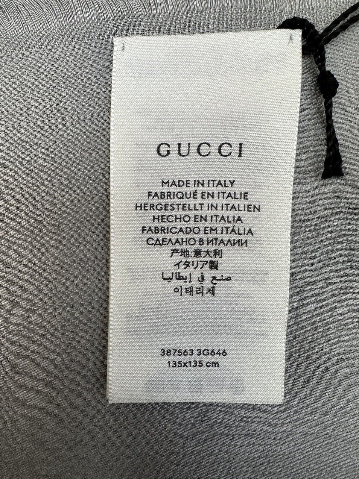 Gucci Size-135x135cm New Gucci Scarves Wool/Silk Size ONE SIZE - 7 Thumbnail