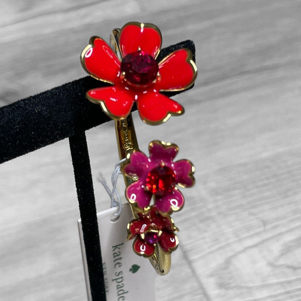 Kate Spade Kate Spade blushing blooms hinged cuff Bracelet Size ONE SIZE - 6 Thumbnail