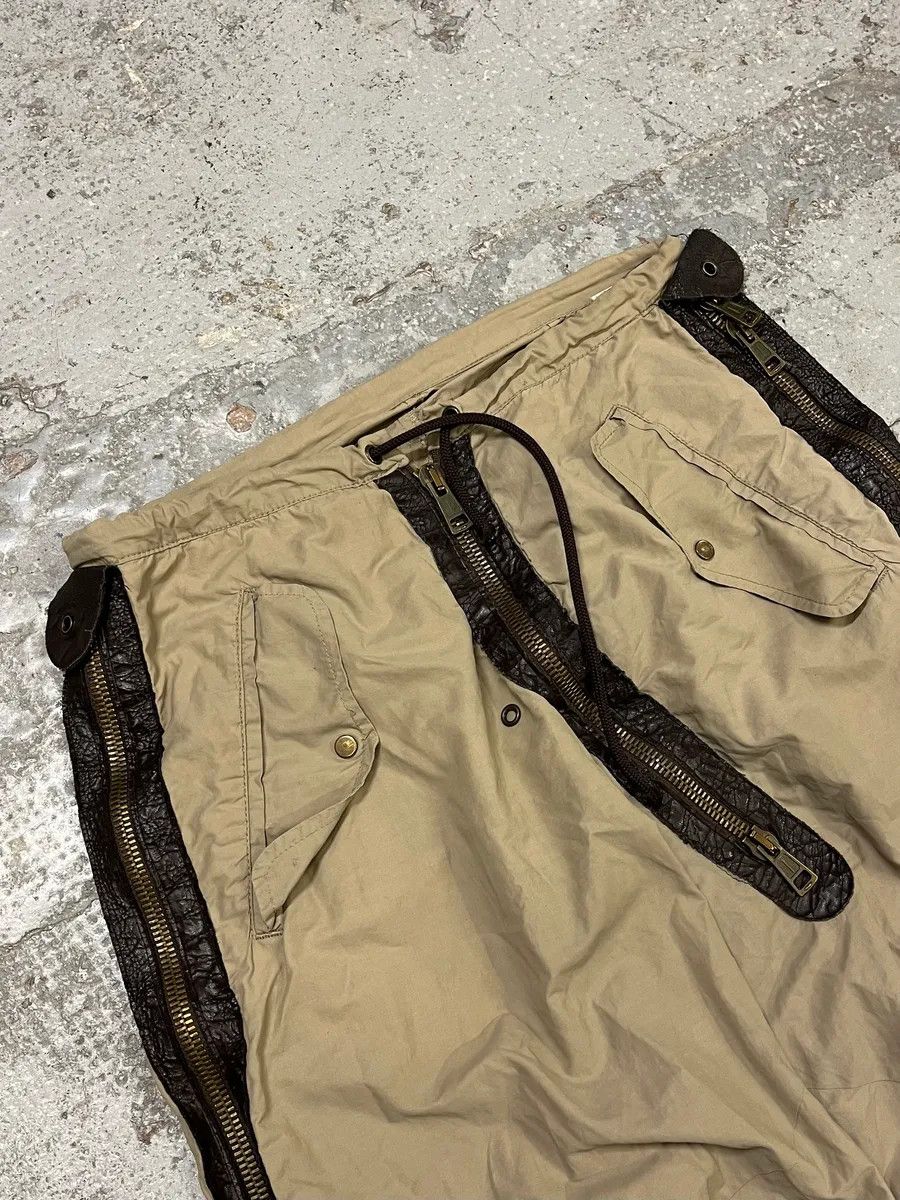 Designer × Dsquared2 × Vintage 2000s Dsquared2 Full Zip Cargo Beige Pants Size US 31 - 6 Thumbnail