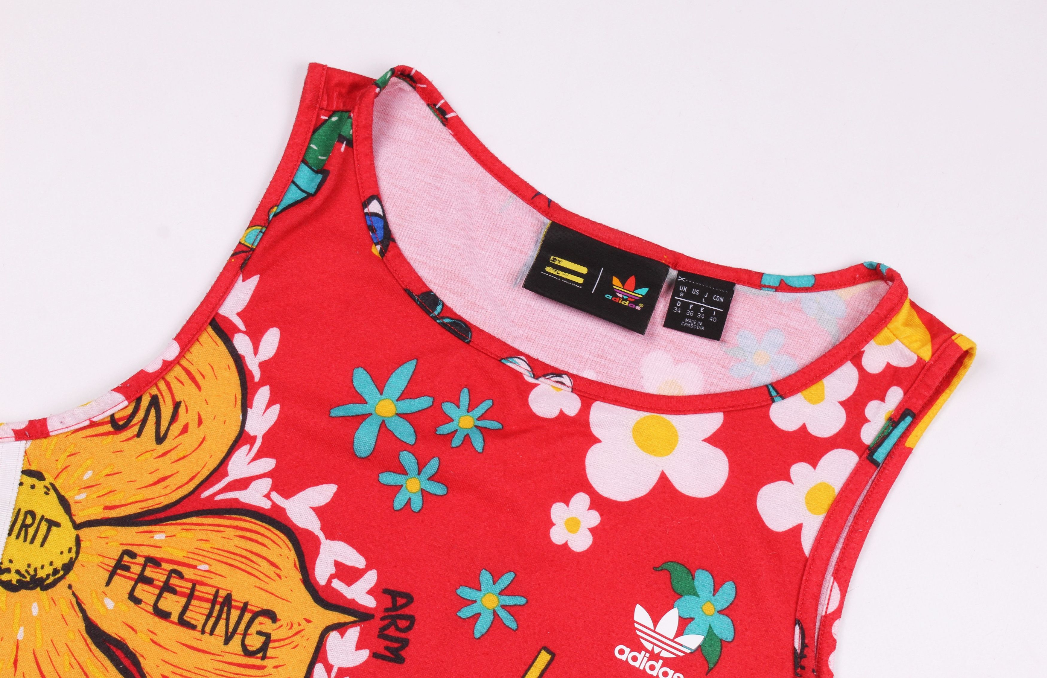 Adidas × Pharrell Adidas X Pharrell Williams Printed Cropped Top Size S / US 4 / IT 40 - 4 Thumbnail
