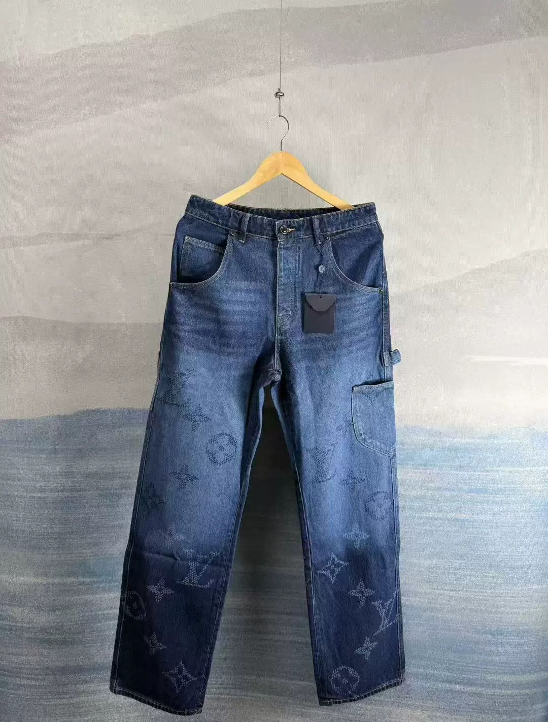 Louis Vuitton Louis Vuitton Deep Blue Denim Cargo Pants Size US 32 / EU 48 - 1 Thumbnail