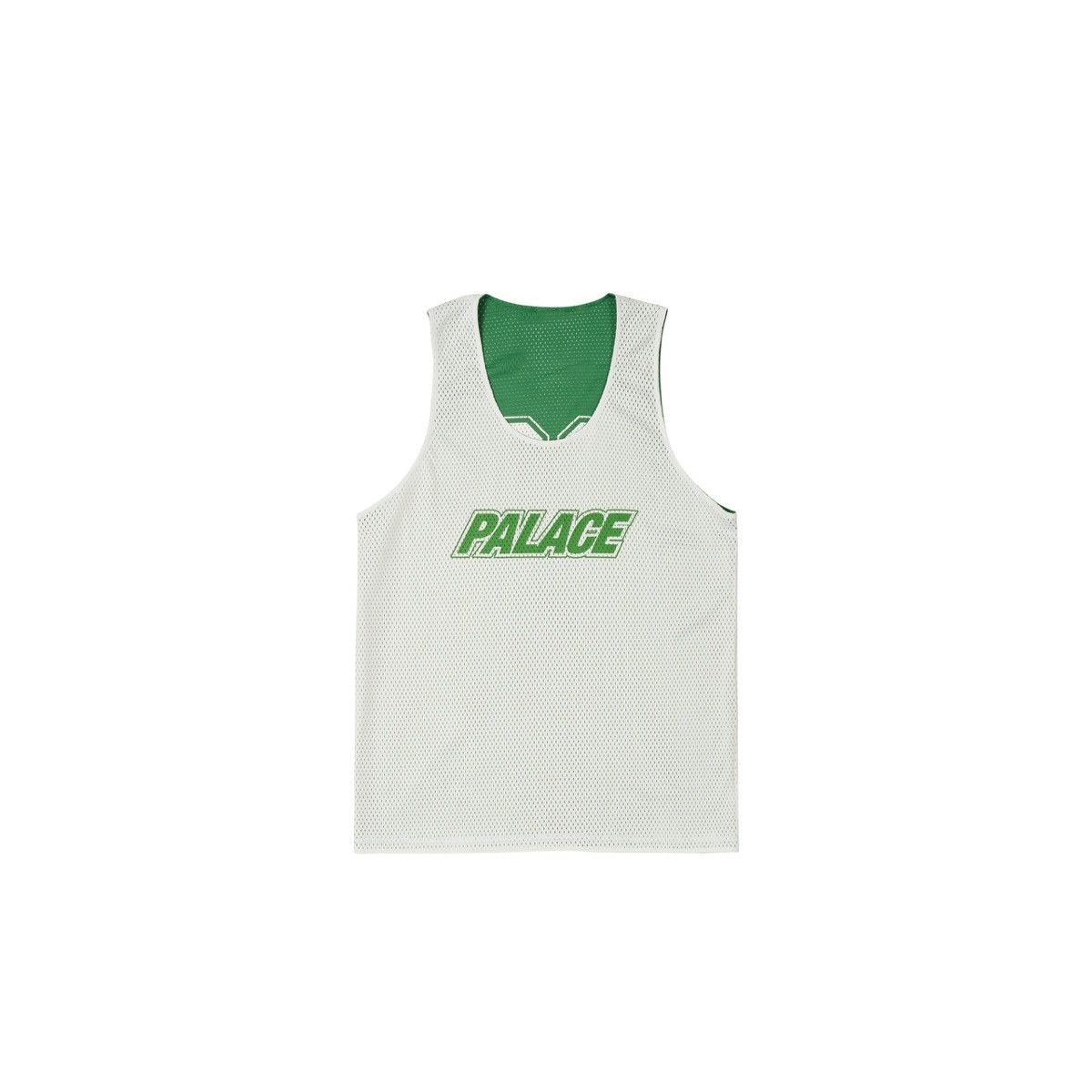 Palace MESH REVERSO BORDER VEST GREEN Basketball XXL Jersey