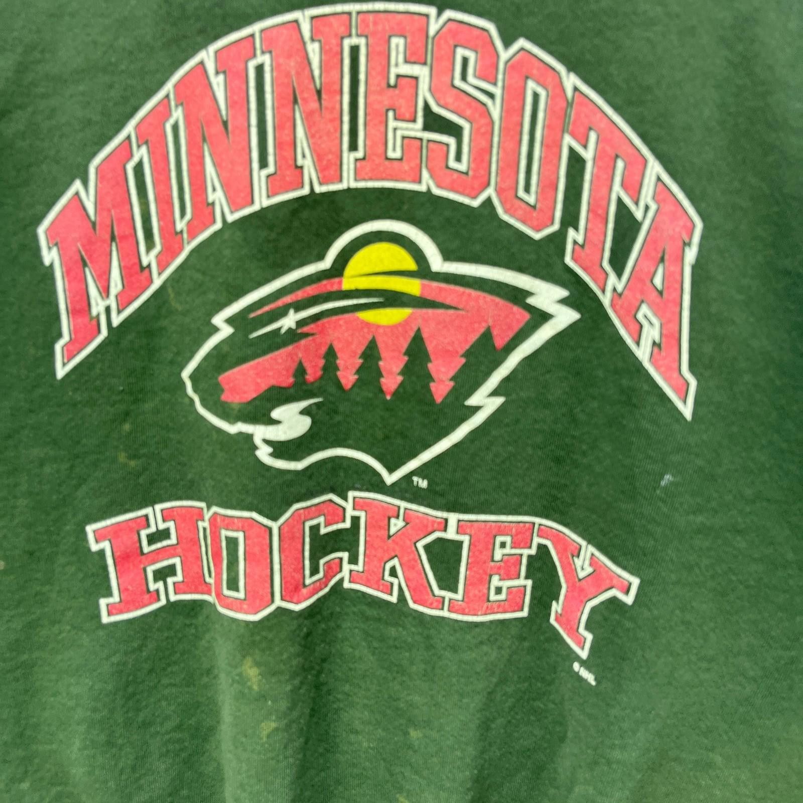Logo 7 Vintage 90s Minnesota Wild Hockey Logo 7 Sweatshirt 2XL Size ONE SIZE - 3 Thumbnail