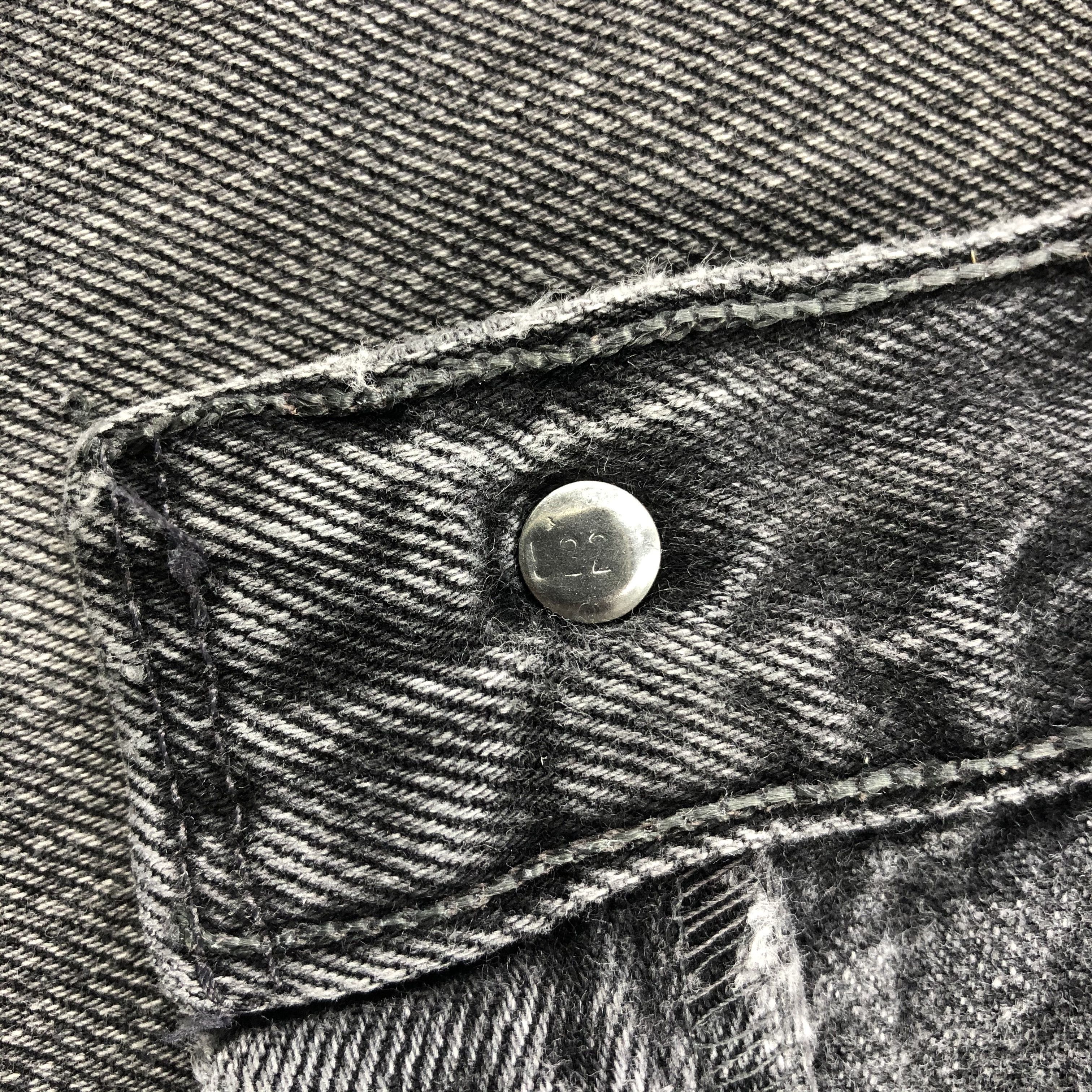Levi's Vintage 90s Faded Black Levis 501 Jeans-JM3037 Size US 39 - 11 Thumbnail