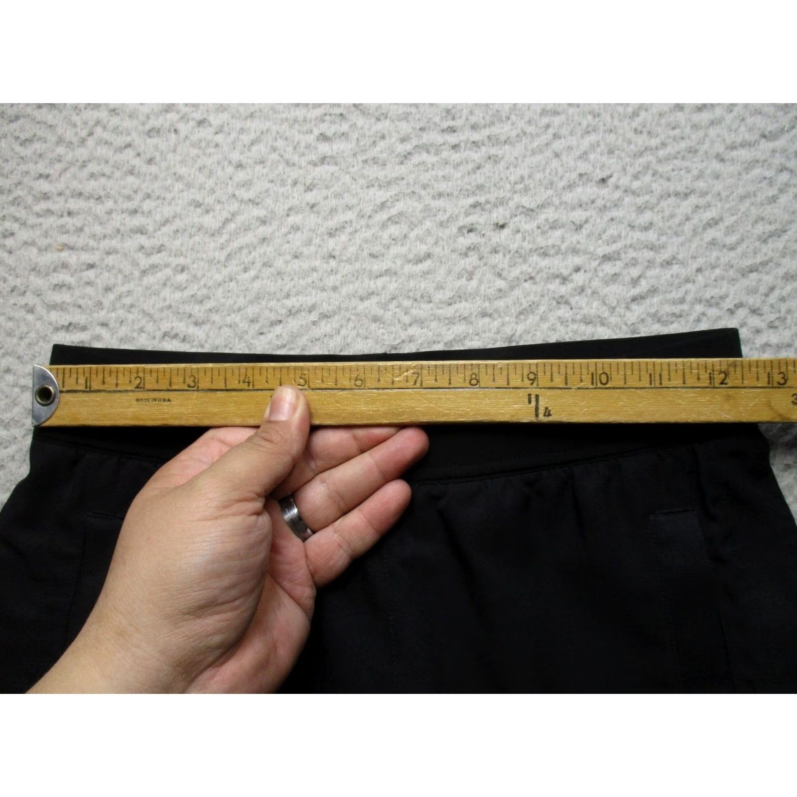 Vintage TACHUNTFISH Shorts Mens XS Black Athletic Running Gym Pockets Size US 27 - 2 Thumbnail