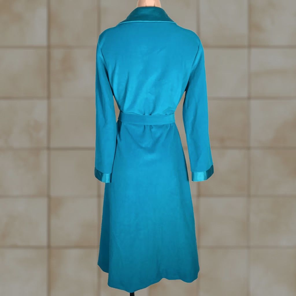 Vintage VINTAGE Lorraine Nightgown Robe Set Blue Nylon L Adults Women Size ONE SIZE - 1 Thumbnail