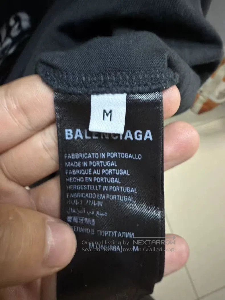 Balenciaga Balenciaga Black Coke Print Short Sleeve. Size US M / EU 48-50 / 2 - 4 Thumbnail