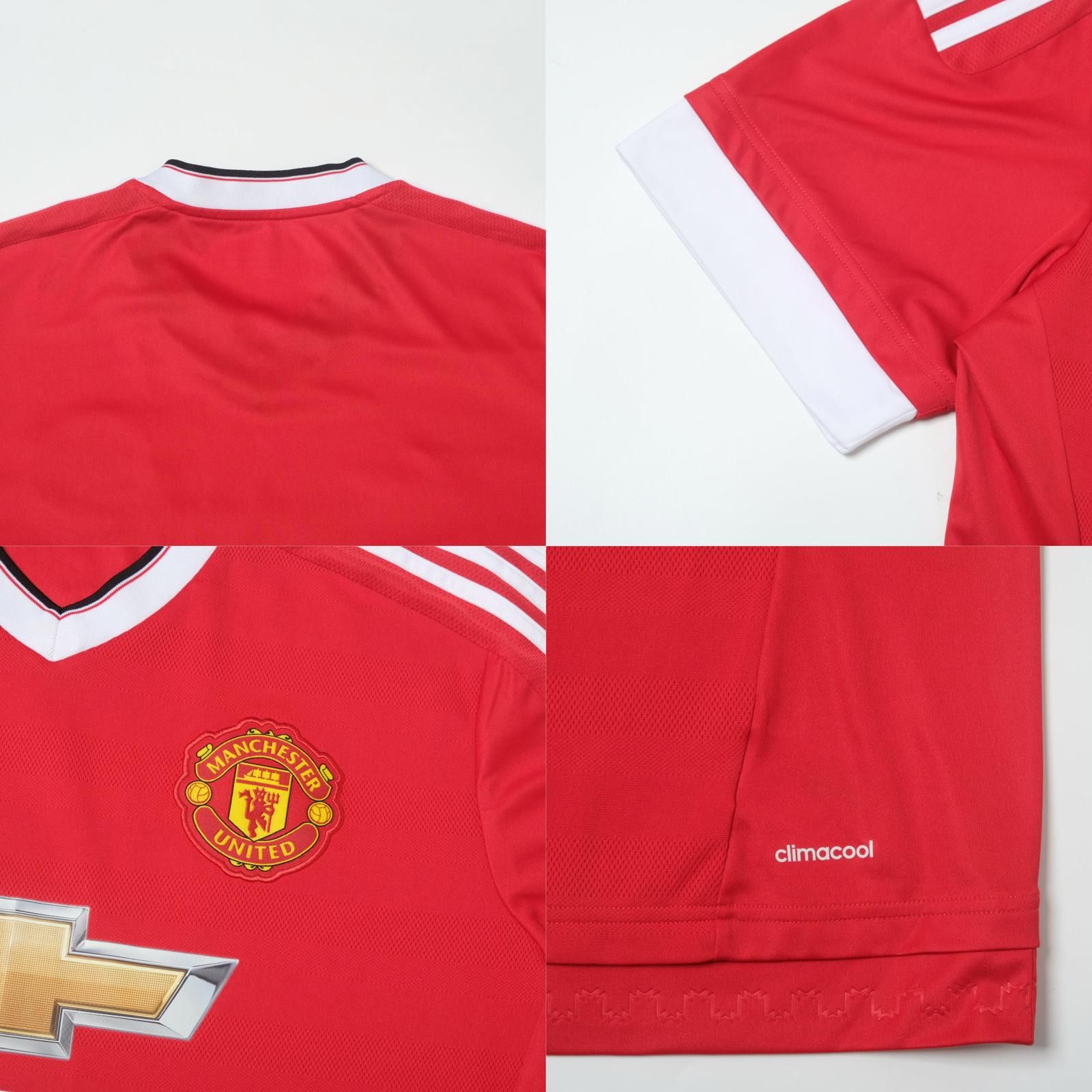 Adidas 2015/16 Manchester United Home Shirt Adidas (XL) Size US XL / EU 56 / 4 - 5 Thumbnail