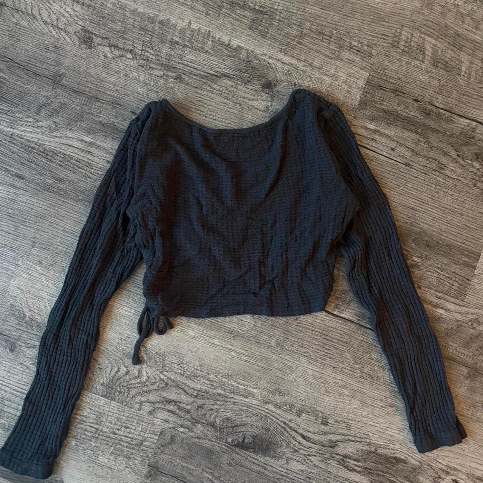 Pacsun Black pacsun cropped long sleeve Size S / US 4 / IT 40 - 4 Thumbnail