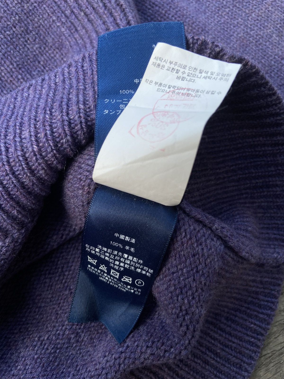 Polo Ralph Lauren × Ralph Lauren × Vintage Vintage Polo Ralph Lauren Half Zip Knit Size M / US 6-8 / IT 42-44 - 7 Thumbnail