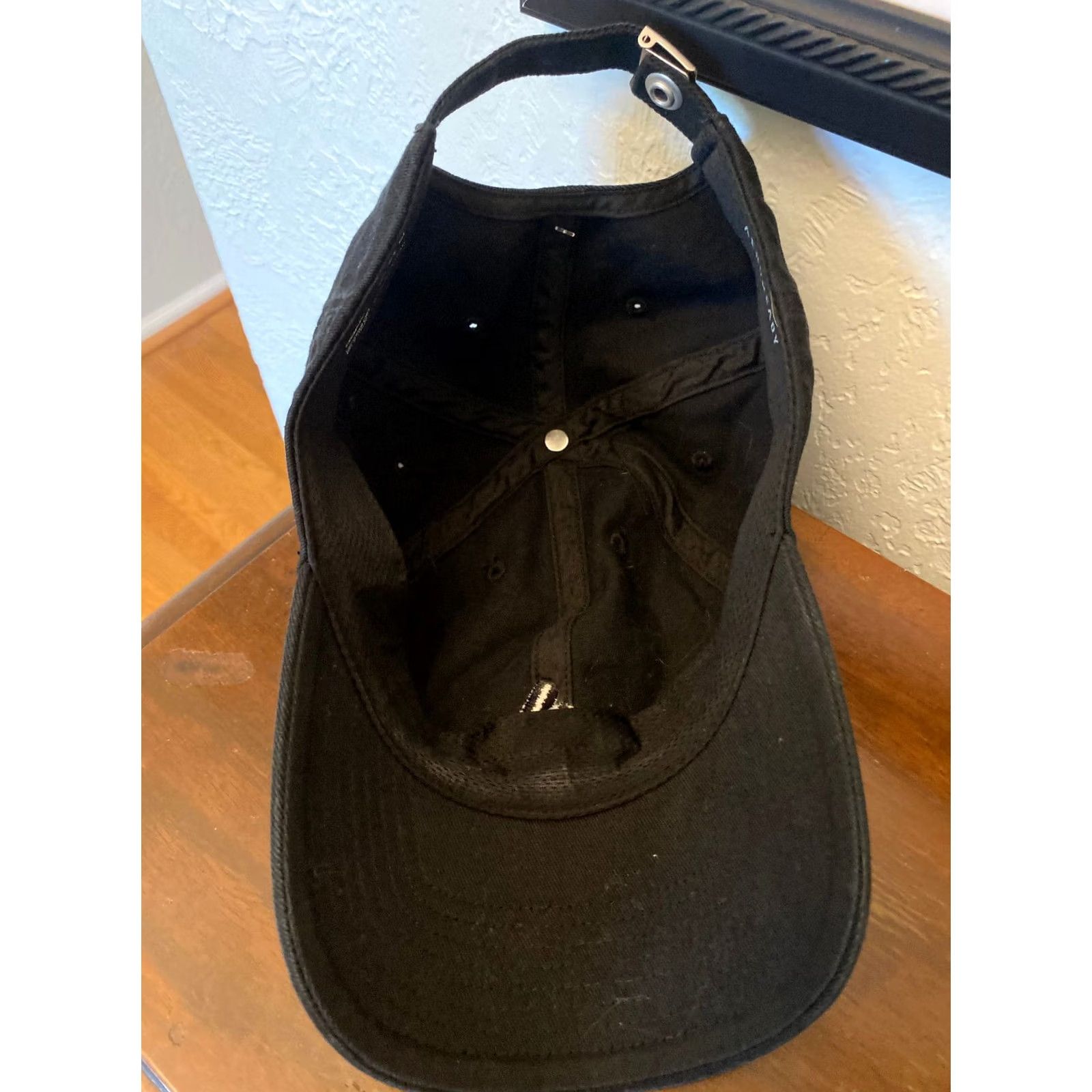 Adidas Adidas Hat Baseball Cap Adjustable Embroidered Logo Black on Black Men’s Adjustable Cotton Cap Size ONE SIZE - 4 Thumbnail