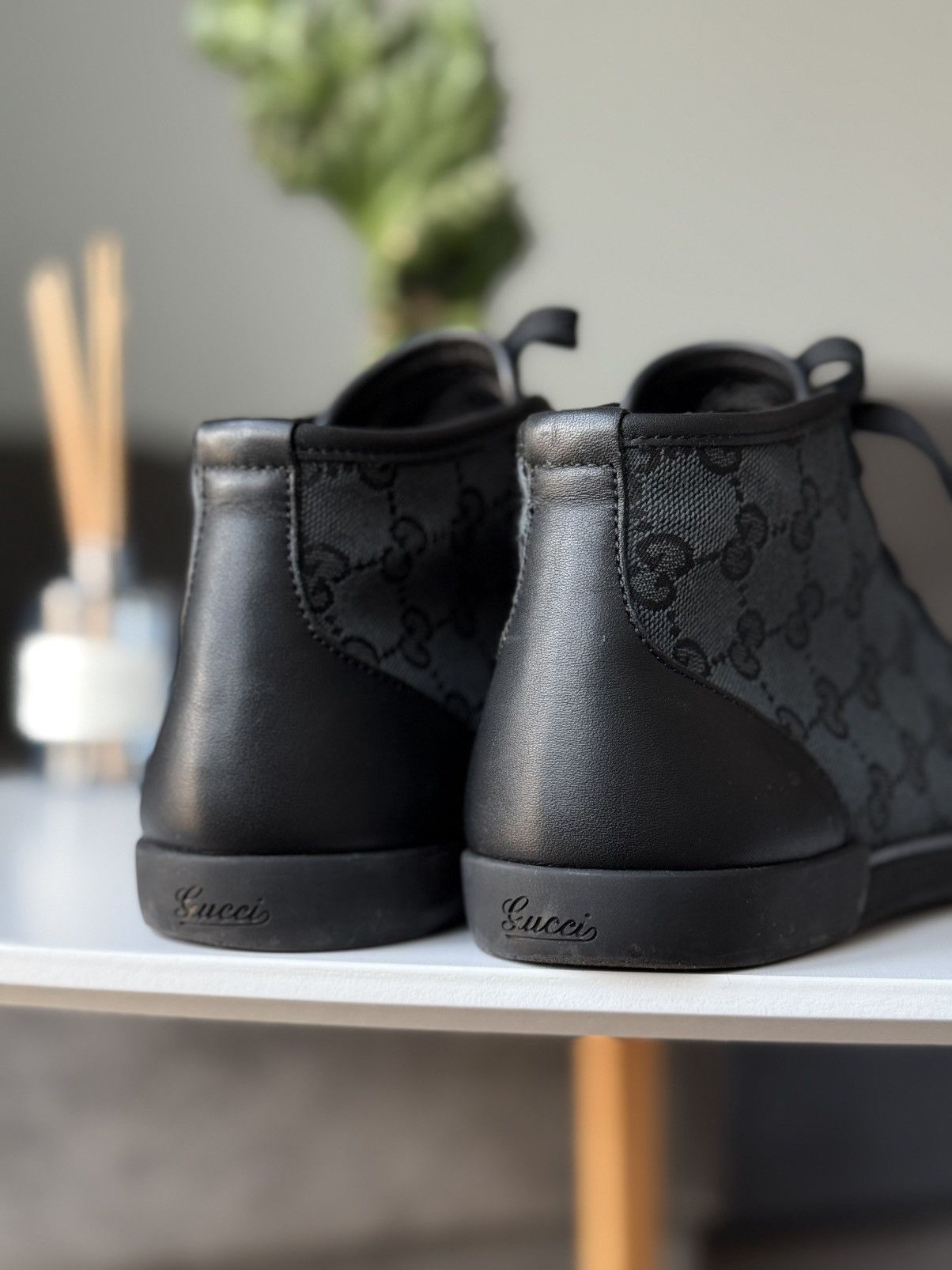 Gucci Gucci GG Monogram Sneaker High-Top Wmns Size US 8.5 / IT 38.5 - 7 Thumbnail