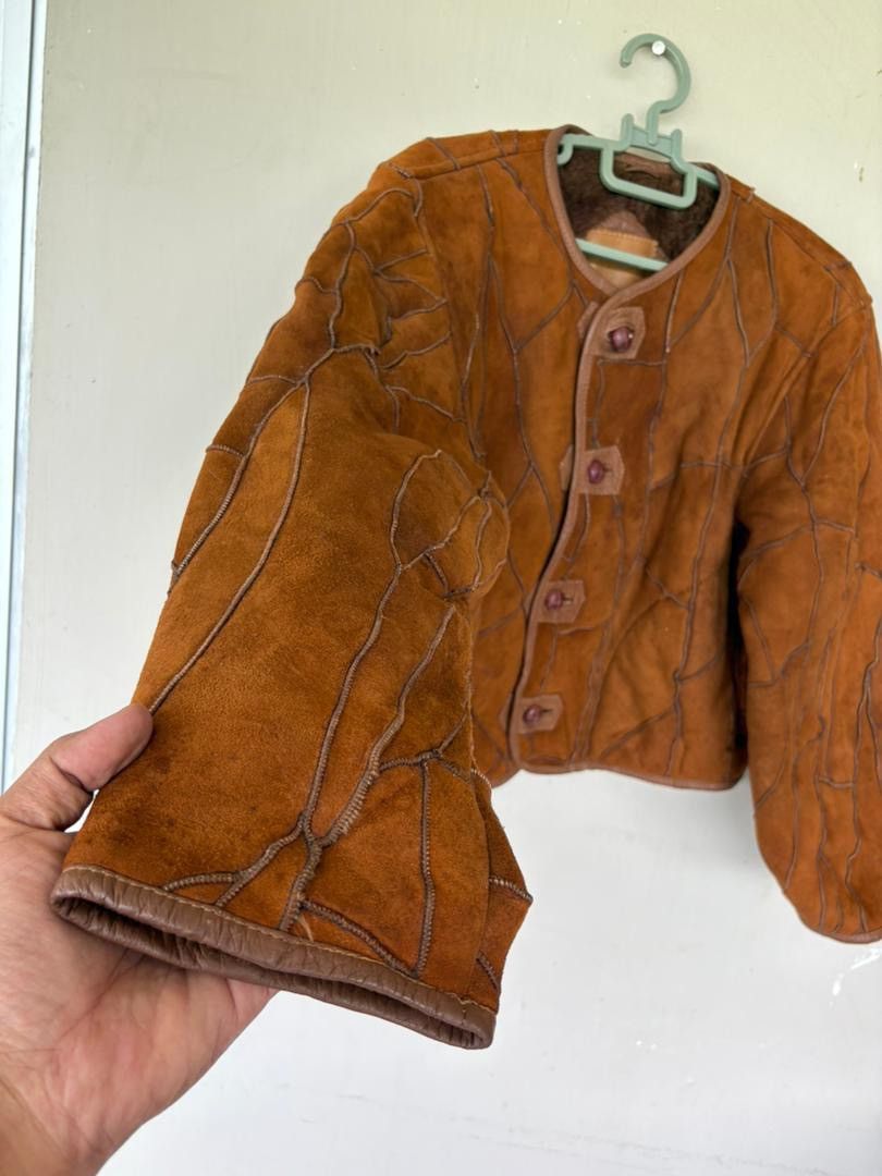 Issey Miyake Rare Item!! Hai Sporting Gear Leather Fur Jacket Design Size US M / EU 48-50 / 2 - 2 Thumbnail