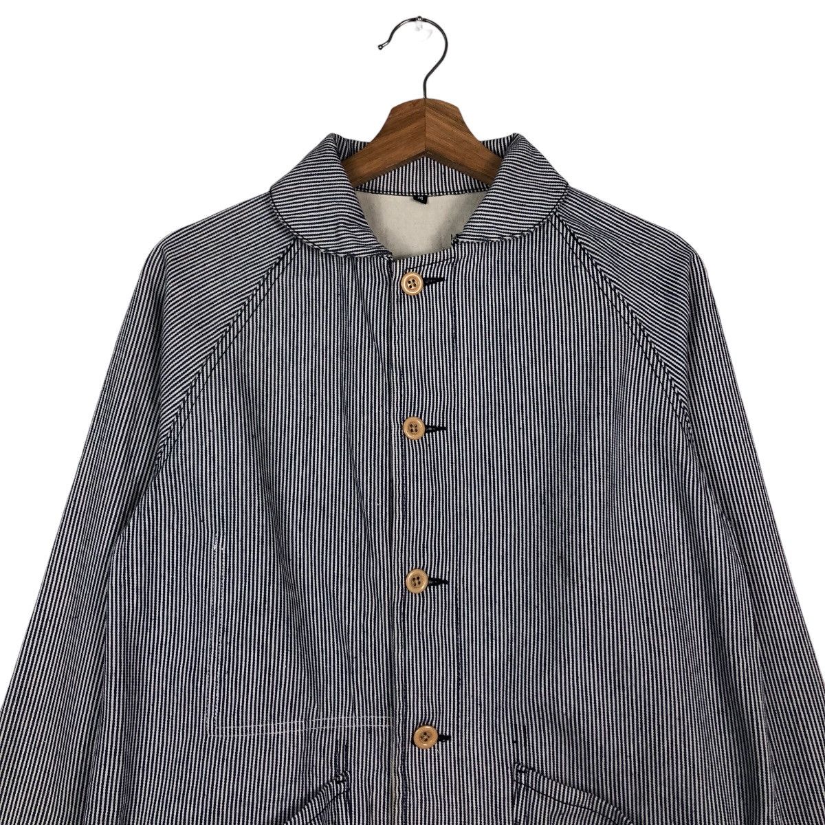 45rpm 🔥Vintage Chore Work Hickory Jacket Japan Made Issey Miyake Size US M / EU 48-50 / 2 - 3 Thumbnail