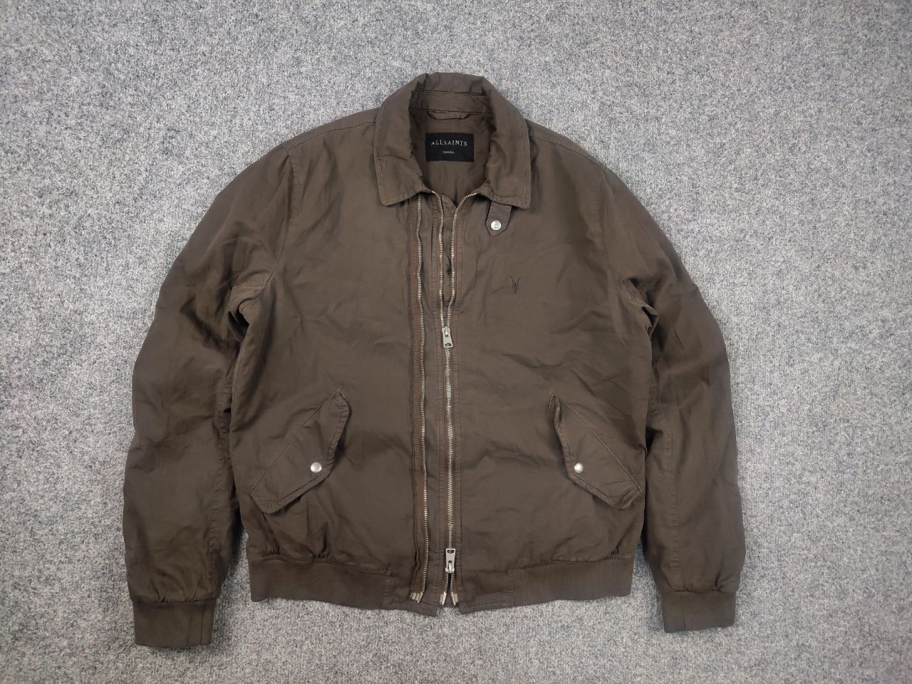 Allsaints Allsaints Nicks Ramskull Military Bomber Jacket Vintage LGB Size US S / EU 44-46 / 1 - 4 Thumbnail