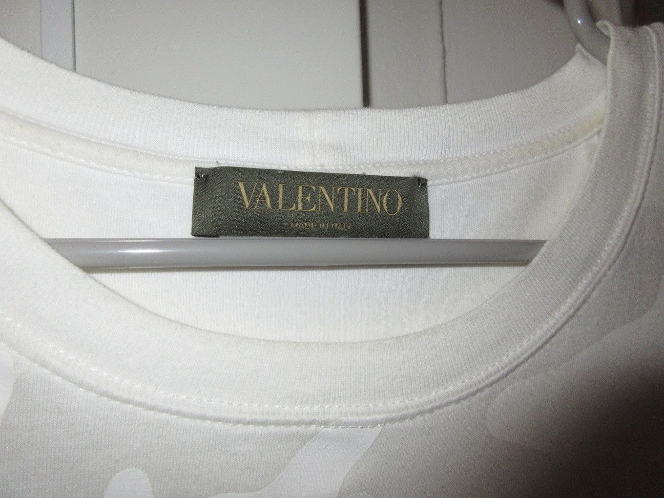 Valentino Valentino White Camo Tee Size US XL / EU 56 / 4 - 4 Thumbnail