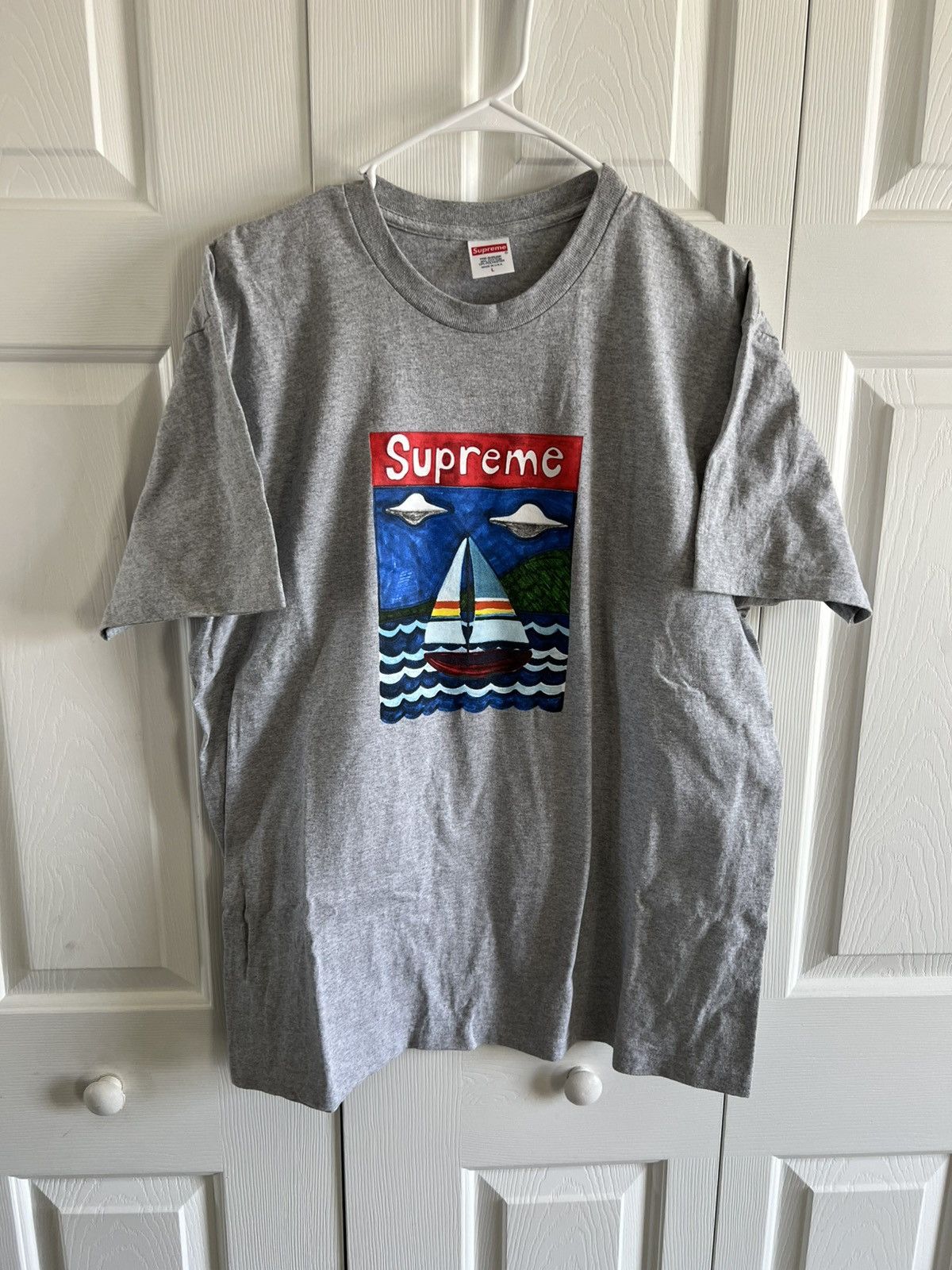 Supreme Supreme Sailboat Painting T shirt Size US L / EU 52-54 / 3 - 1 Thumbnail