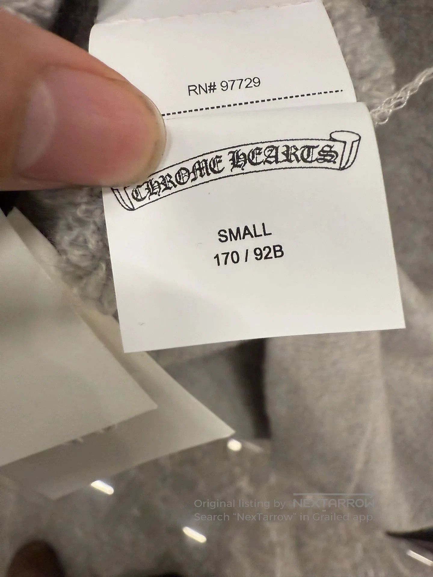 Chrome Hearts chrome hearts gray embroidered cashmere sweatshirt. Size US S / EU 44-46 / 1 - 6 Thumbnail