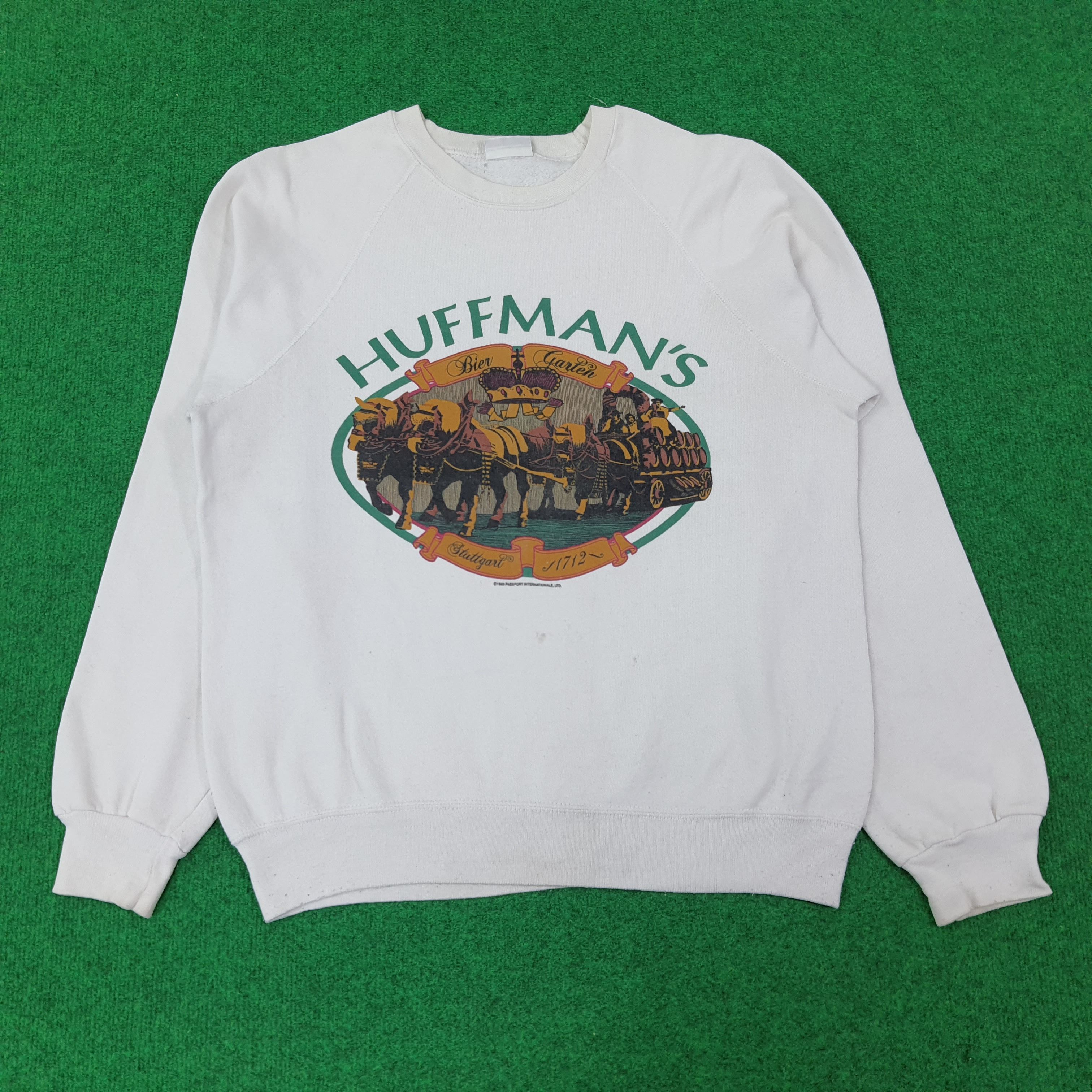 Designer Vintage Huffman's Sweatshirt C241N18 Size US M / EU 48-50 / 2 - 1 Thumbnail