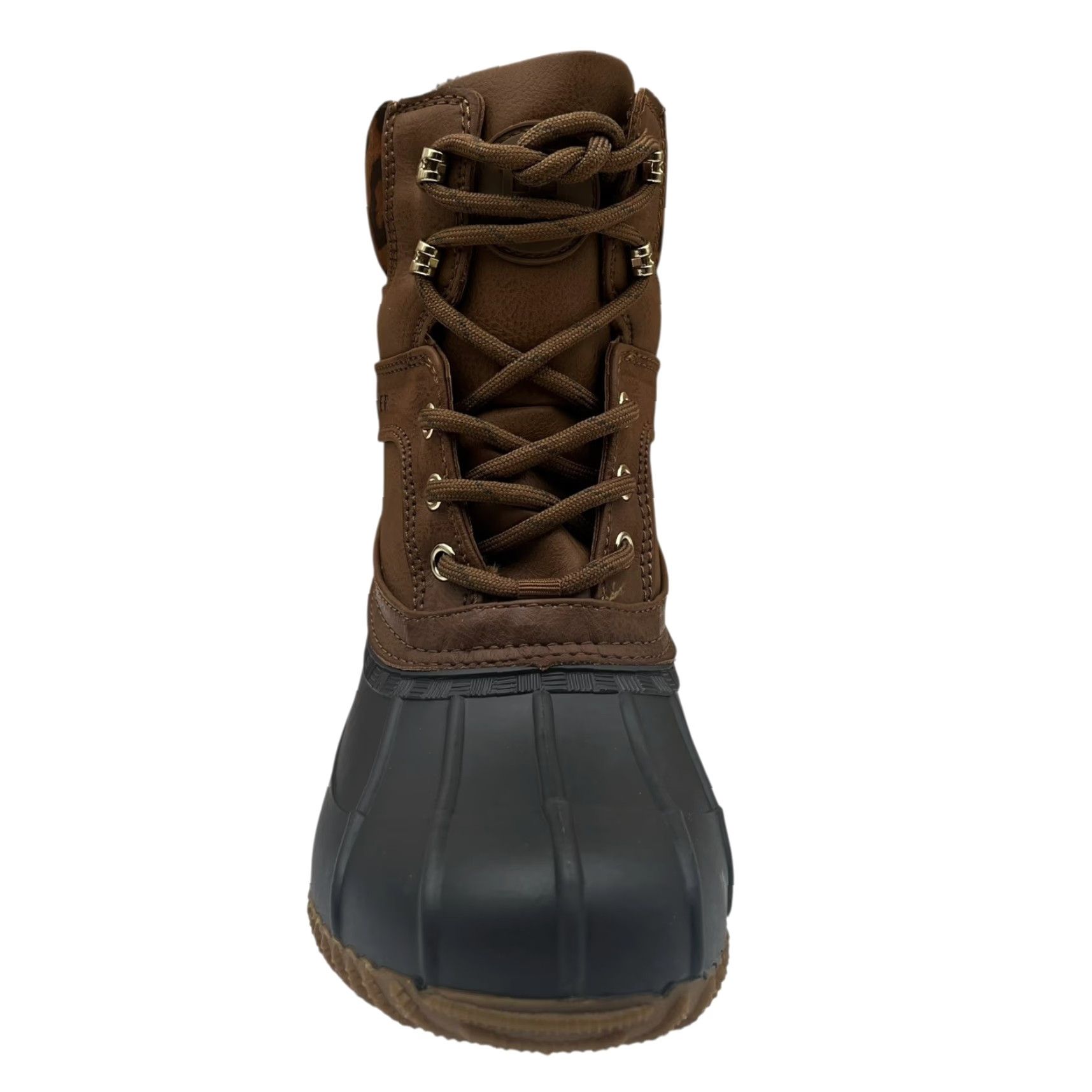 Tommy Hilfiger Tommy Hilfiger Women's Boots Duck Boot Mid-Calf Warm Lined Brown Leopard Print Faux-Shearling Trim 7-7.5 M Solid Leather Upper Rubber Sole Size US 7 / IT 37 - 5 Thumbnail