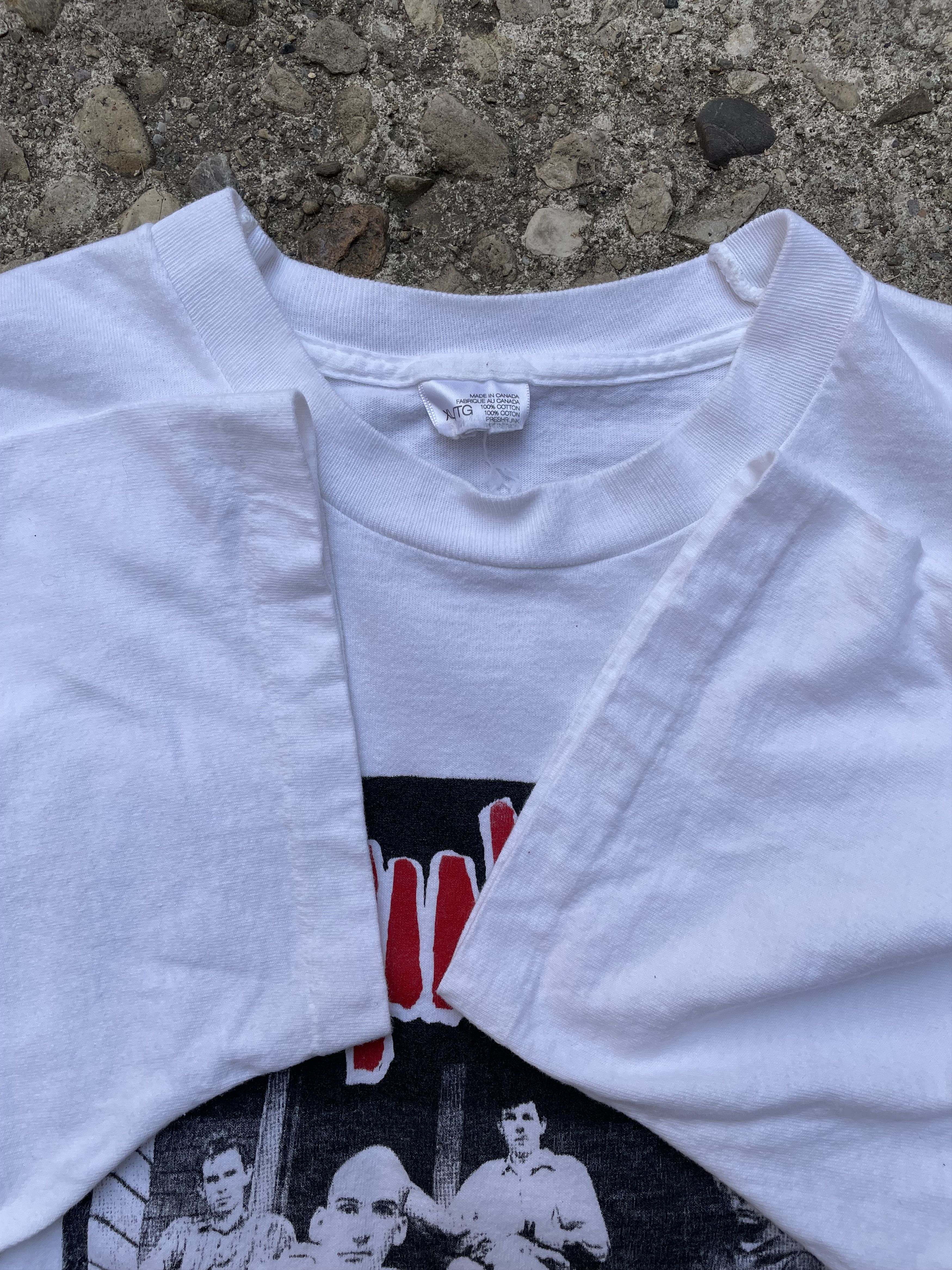 Band Tees × Vintage VTG 1990's Minor Threat Parking Lot Bootleg Band T-Shirt Size US XL / EU 56 / 4 - 4 Thumbnail