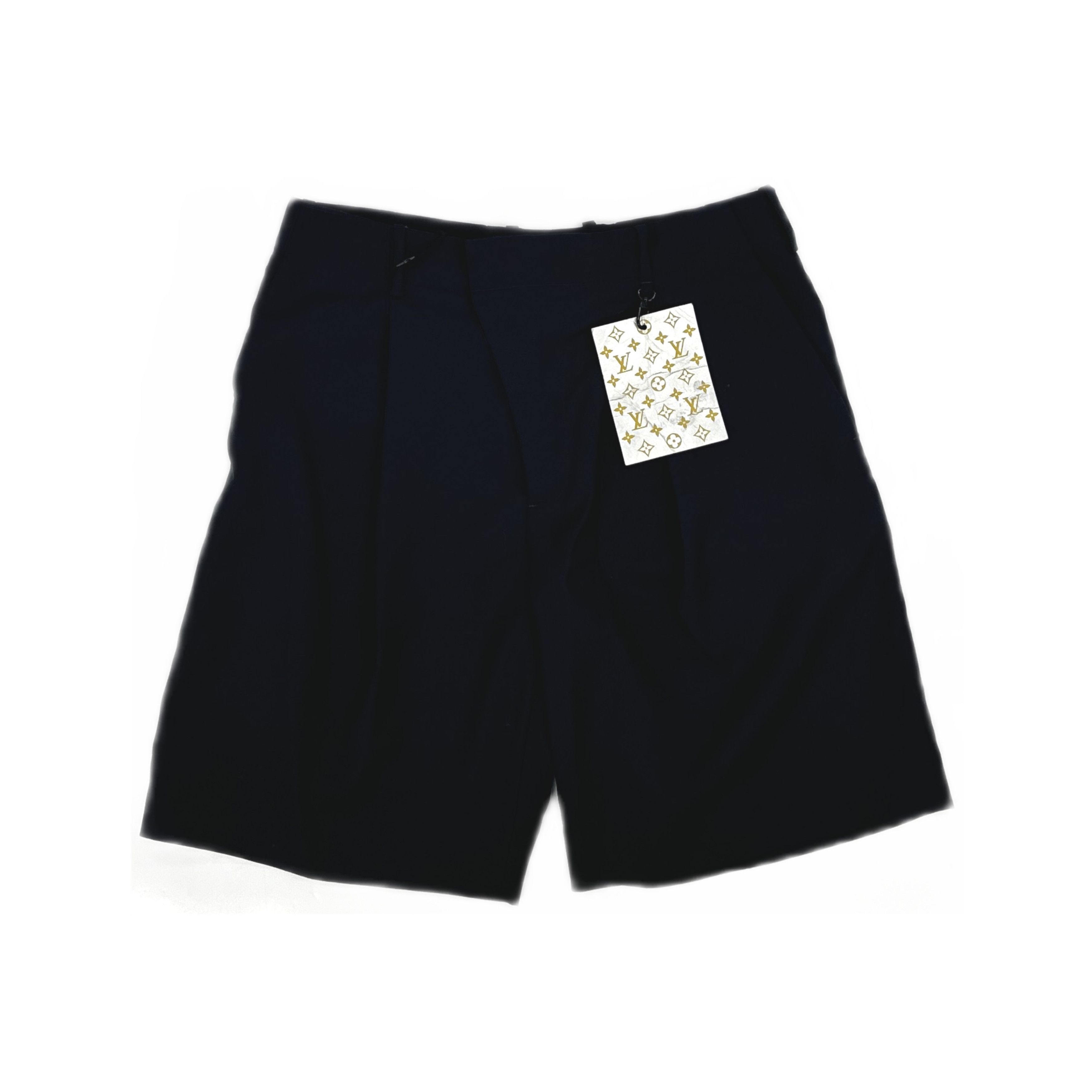 Louis Vuitton Louis Vuitton Black Tailored Shorts Size 30 Size US 40 / EU 56 - 1 Thumbnail
