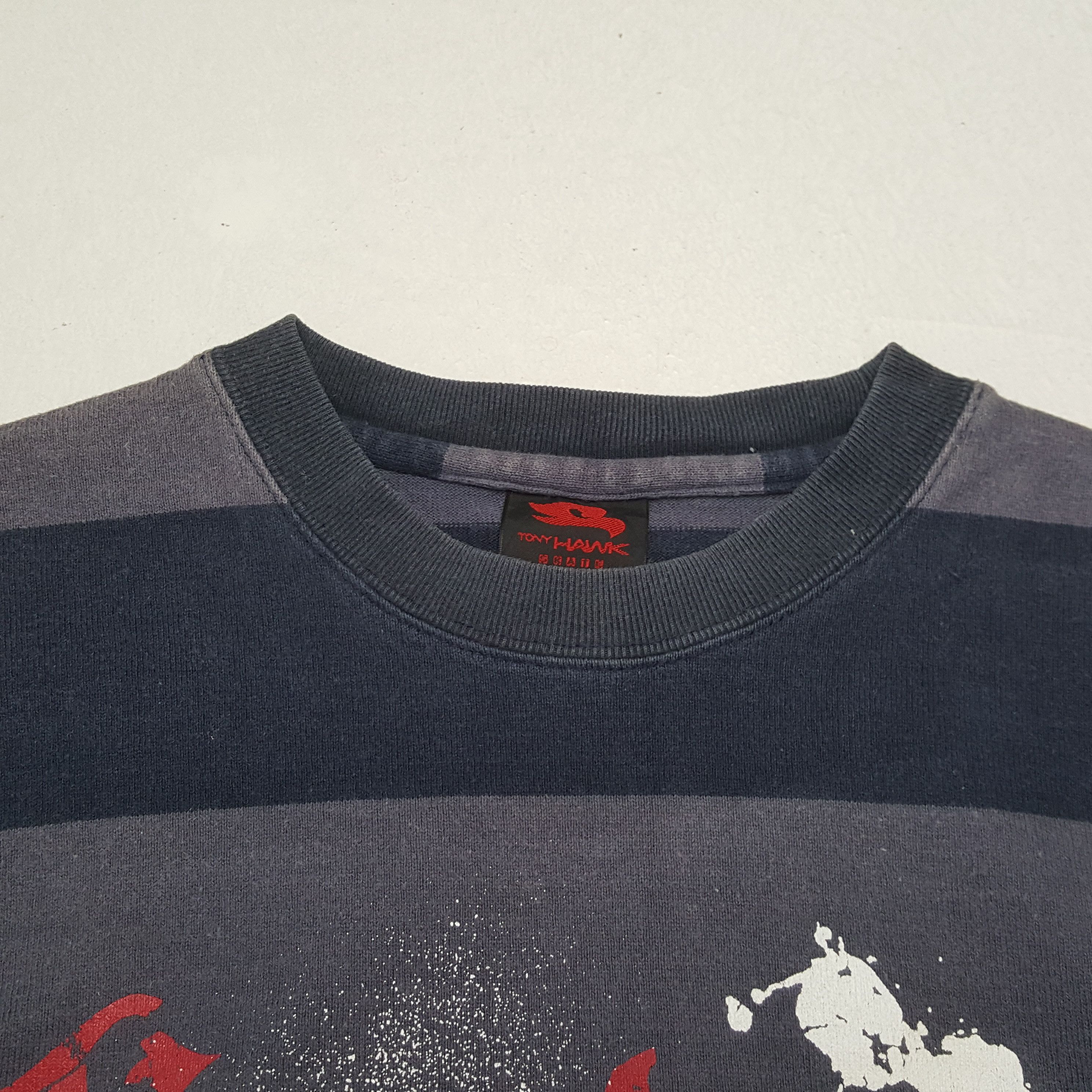 Tony Hawk × Vintage Vintage TONY HAWK SKATEBOARD Rare Design Sweatshirt Size US S / EU 44-46 / 1 - 5 Thumbnail